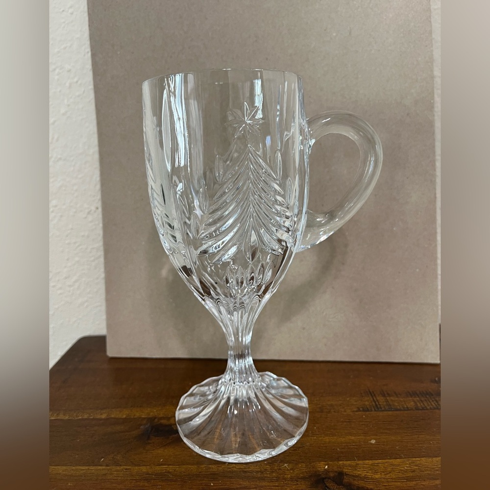 Vintage Mikasa Crystal Christmas Tree Irish Mug